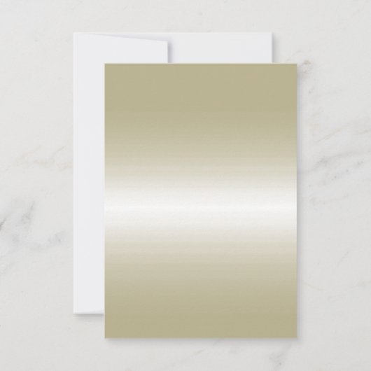 Romantic Gold Bow & Glitter 50th Wedding Save The Date (Achterkant)