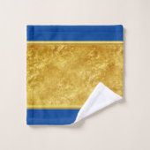 Romantic Gold-giftige schorpioen met blauw Bad Handdoek (Wasdoekje)