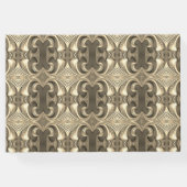 Romantic Gold Heart Satin Bow Gastenboek (Achterkant)