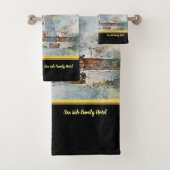 Romantic Gold met oude zeemansvuurtoren Bad Handdoek (Insitu)