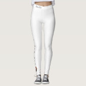 Romantic Gold & Red Heart, de L in LGBTQ Leggings (Voorkant)