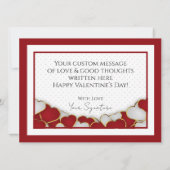 Romantic Gold&Red Heart, de L in LGBTQ-Valentijn (Achterkant)