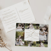 Romantic Gold What A Year 6 Photo Year in Review Feestdagenkaart