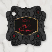 Romantic Goth Valentine  Bedankjes Labels (Voorkant)