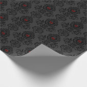 Romantic Goth Valentine Cadeaupapier (Hoek)