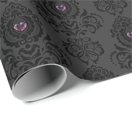Romantic Goth Valentine  Cadeaupapier (Rol Hoek)