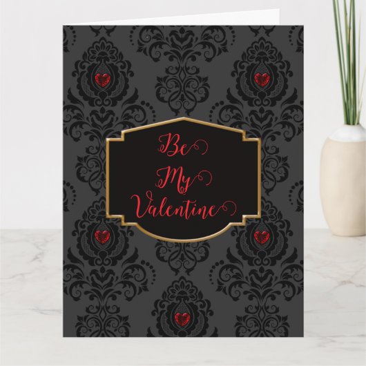 Romantic Goth Valentine  Kaart (Voorkant)