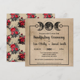 Romantic Gothic Handfasting Wedding Pagan Wicca Kaart