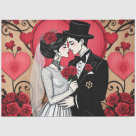 Romantic Gothic Tissue Paper Tissuepapier