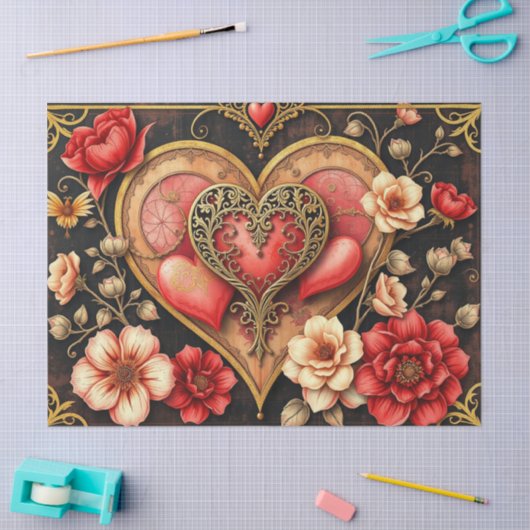 Romantic Gothic Tissue Paper Tissuepapier (Craft)