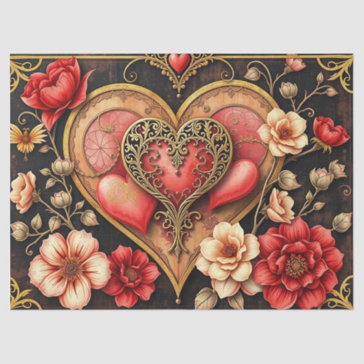 Romantic Gothic Tissue Paper Tissuepapier (Voorkant)
