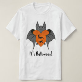 Romantic grappige Halloween bat T-shirt