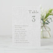 Romantic green forest Wedding Table Seating Card Kaart (Staand voorkant)