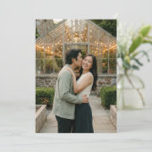 Romantic Green Photo Kaart (Staand voorkant)