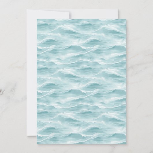 Romantic Green Photo Kaart (Achterkant)