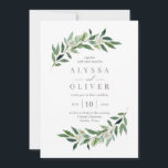 Romantic Greenery Wedding Invitation ROG Kaart<br><div class="desc">Modern ontwerp van © berrysnoot. Afdrukbare digitale bestanden en overeenkomende objecten zijn beschikbaar! Bezoek onze website op www.berryberrysweet.com voor meer informatie!</div>