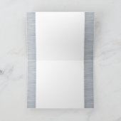 Romantic Grey Waterverf Lovevogels Branch Wedding Bedankkaart (Binnen)