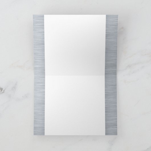 Romantic Grey Waterverf Lovevogels Branch Wedding Bedankkaart (Binnen)