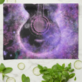 Romantic Guitar Music Kitchen Towel Theedoek (Gevouwen)