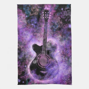 Romantic Guitar Music Kitchen Towel Theedoek