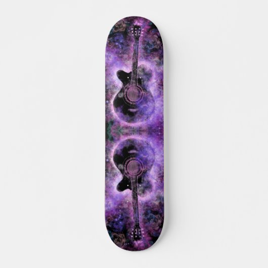 Romantic Guitar Music - Magisch Persoonlijk Skateboard (Voorkant)