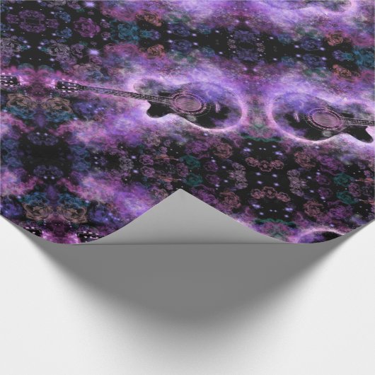 Romantic Guitar Music - Magische Geluiden Cadeaupapier (Hoek)