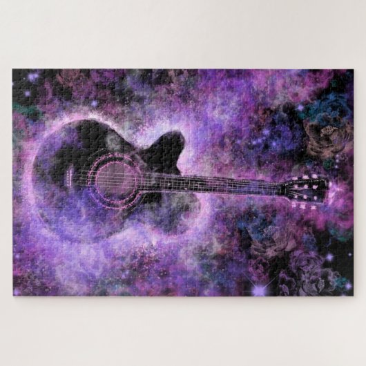 Romantic Guitar Music Puzzle Gift Legpuzzel (Horizontaal)