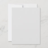 Romantic Hallo Calligrafie - Aangepaste schrijfben Notitiekaartje (Achterkant)