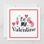 Romantic Hand Drawn Valentine Card for Husband   Feestdagenkaart (Voorkant)