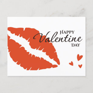 Romantic Happy Valentine Day Briefkaart