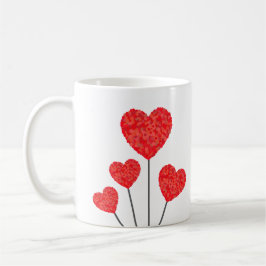 Romantic Heart Balloons Mug Koffiemok