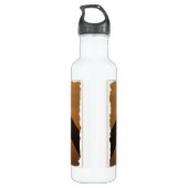 Romantic Heart Hands Aangepast Waterfles (Achterkant)