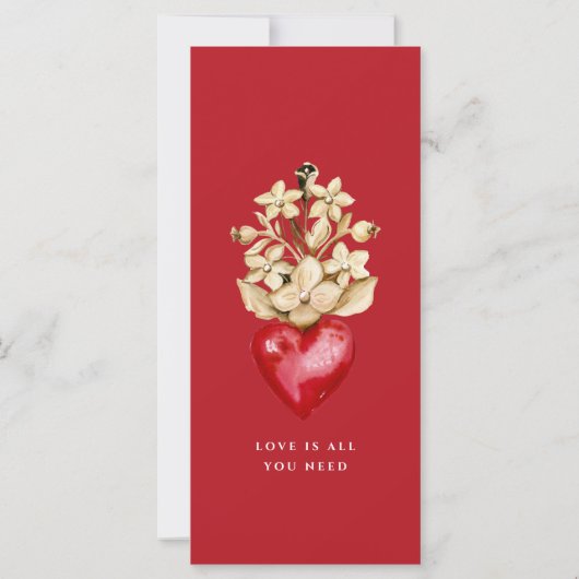 Romantic Heart | Menu Dinner (Achterkant)