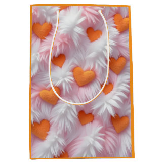Romantic Heart Pattern Gift Bag Medium Cadeauzakje