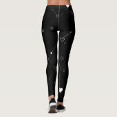 Romantic Heart Pattern Leggings – Perfect Valentin (Achterkant)