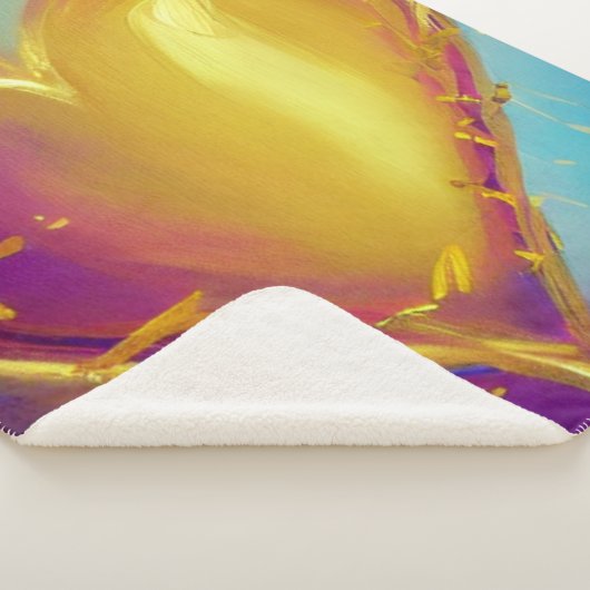 Romantic Heart Sherpa Blanket Deken (3/4)