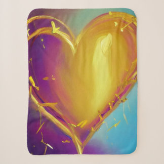 Romantic Heart Sherpa Blanket Deken
