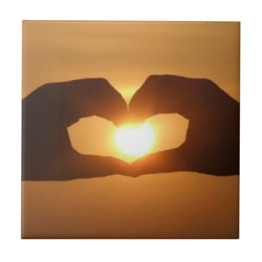 Romantic Heart Tegel Tegeltje (Voorkant)