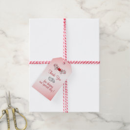 Romantic Heart Wedding Cadeaulabel