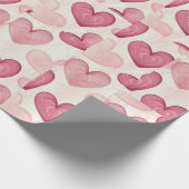 "Romantic Heart Wrapping Paper Cadeaupapier (Hoek)