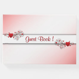 Romantic Hearts Guest Book Gastenboek