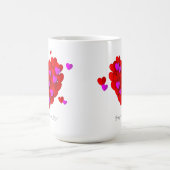 Romantic Hearts Valentine’s cup Koffiemok (Center)