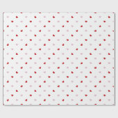 Romantic Hearts Wrapping Paper Cadeaupapier (Vlak)