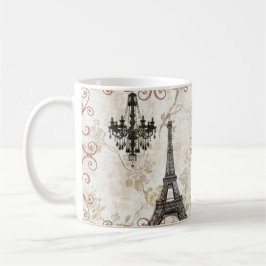 Romantic Herfst Autumn verliest de Parijse oliefow Koffiemok