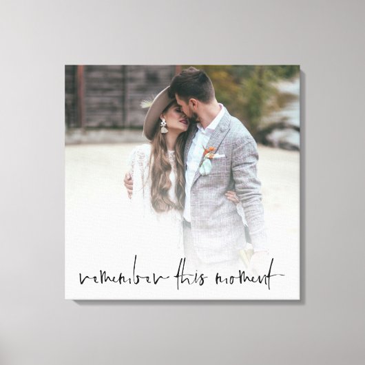 Romantic herinnert zich deze foto van het Manuscri Canvas Afdruk (Voorkant)