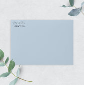 Romantic het Adres van de Terugkeer van de Weduwen Zelfinktende Stempel