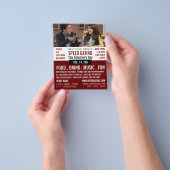 Romantic het Plaatsen, de Gebeurtenis van de Snelh Flyer (Hand)