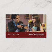 Romantic het Plaatsen, de Organisator van de Gebeu Visitekaartje (Voorkant)