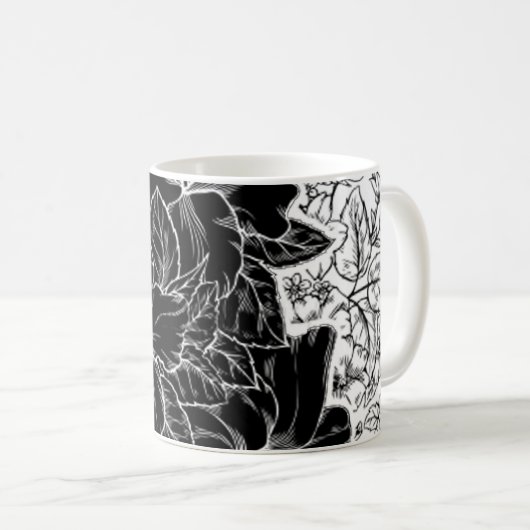 Romantic Hibiscus - Aangepast ontwerp Koffiemok (Voorkant rechts)