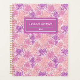 Romantic Hippy Rozen Floral - Aangepast op maat Planner